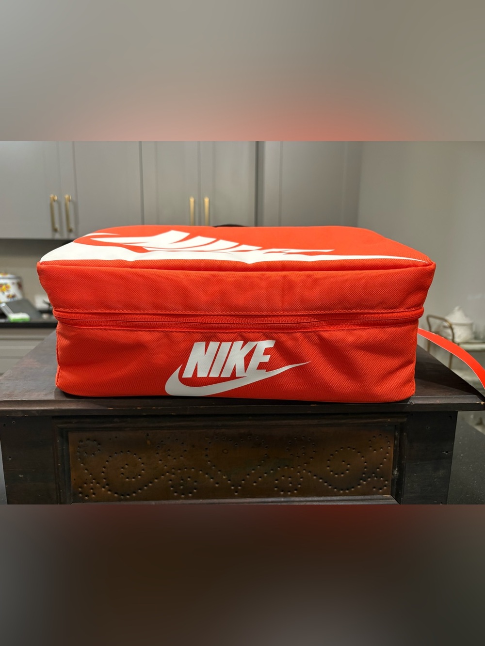 Nike Orange Shoe Bag
